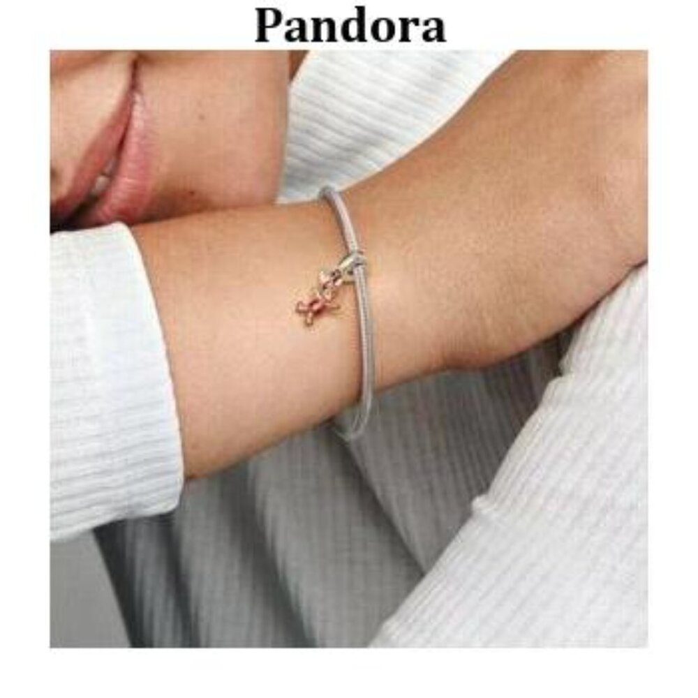 Pandora Disney Winnie the Pooh Piglet Dangle Charm - Picture 3 of 4
